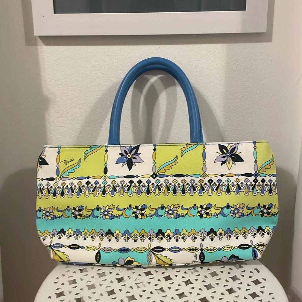 Emilio Pucci canvas bag